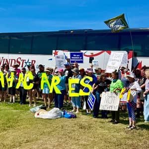 &lsquo;We have not forgotten&rsquo;: Protests continue as ICE detention facilities expand 